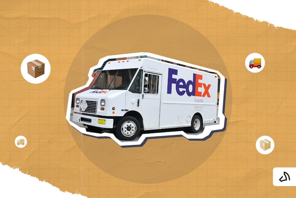 FedEx delivery van