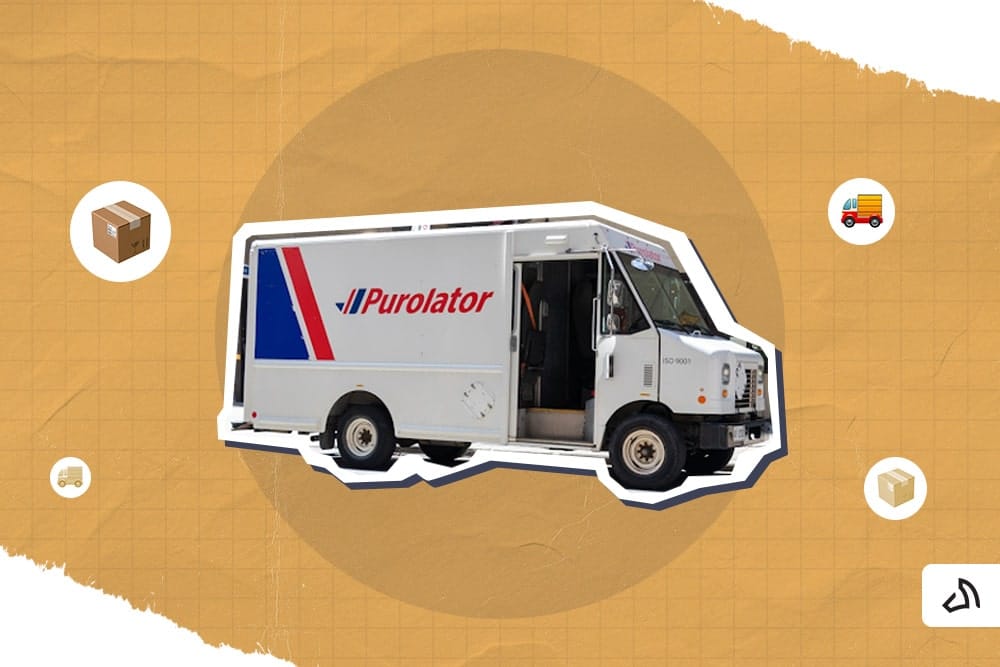 Purolator delivery van