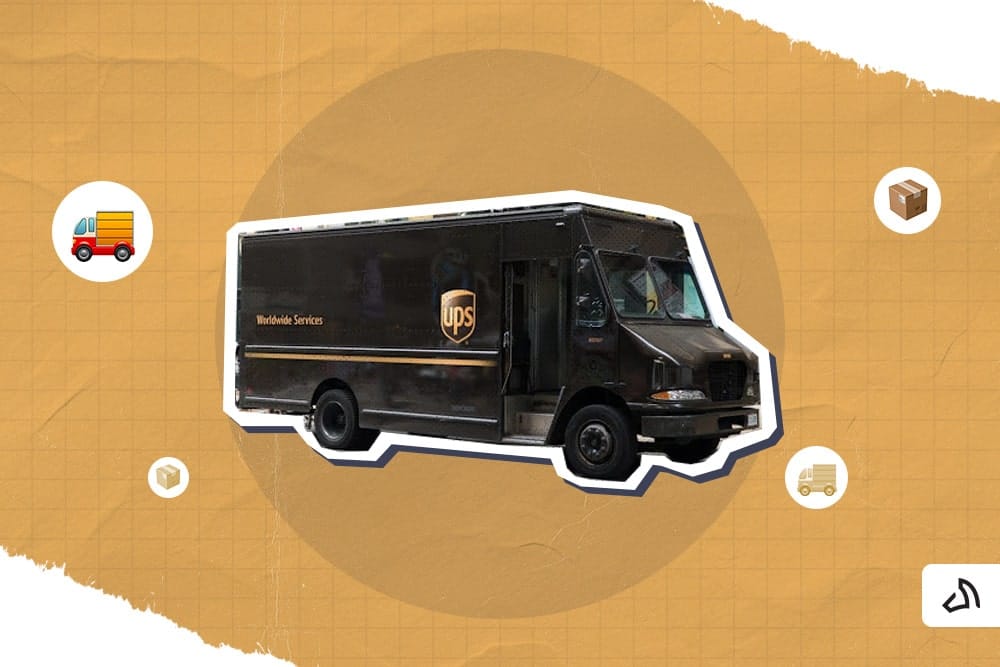 UPS delivery van