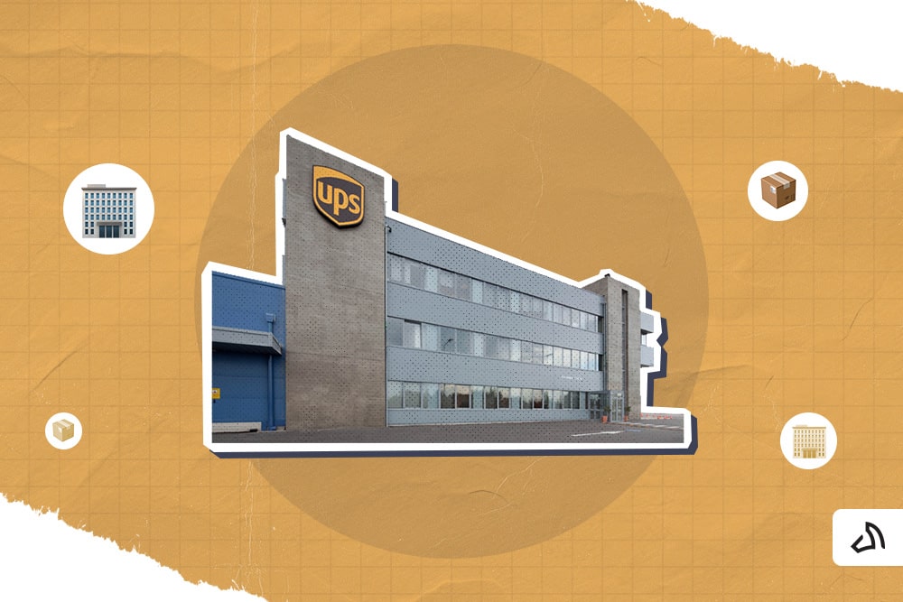 The UPS building exterior design