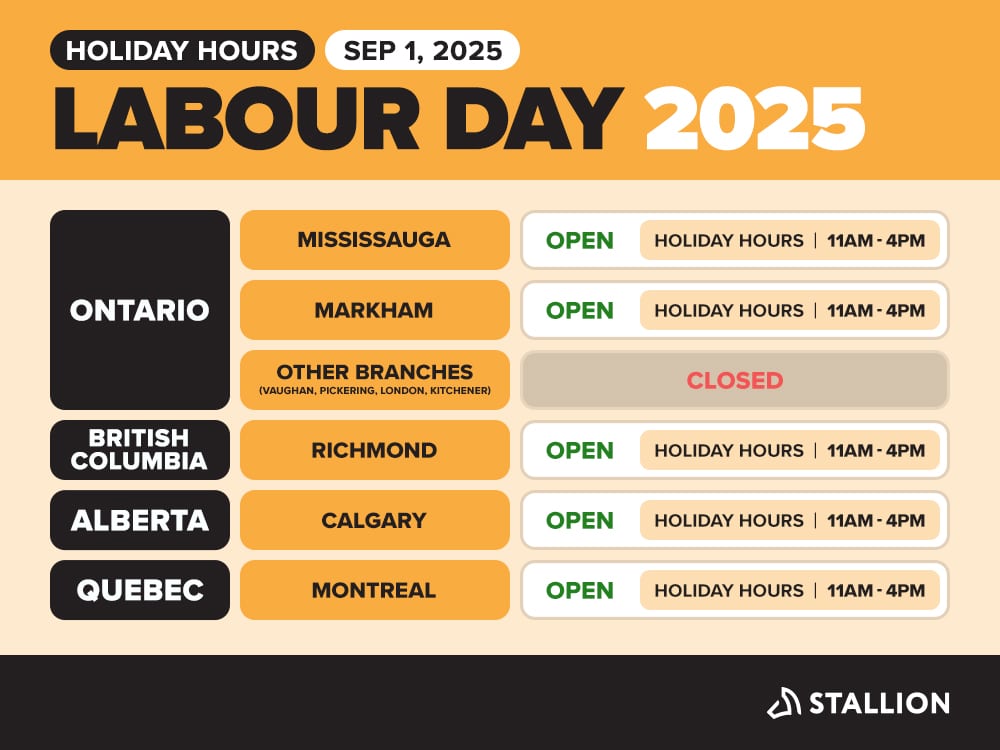 labour day holiday hours Stallion