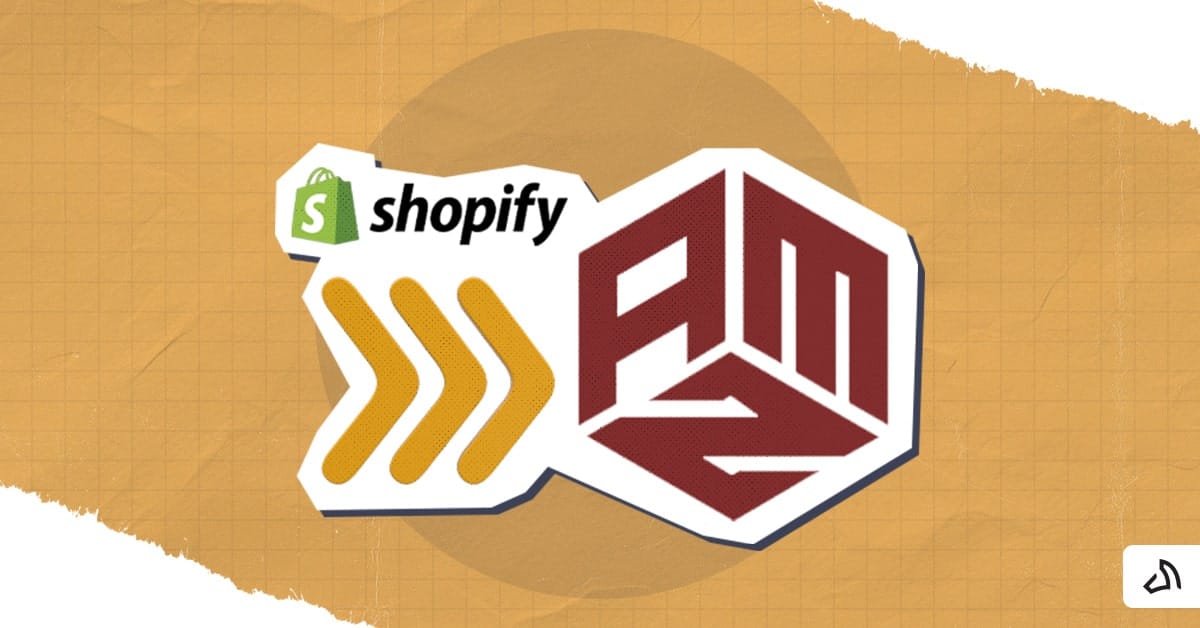AMZ and Shopify logos