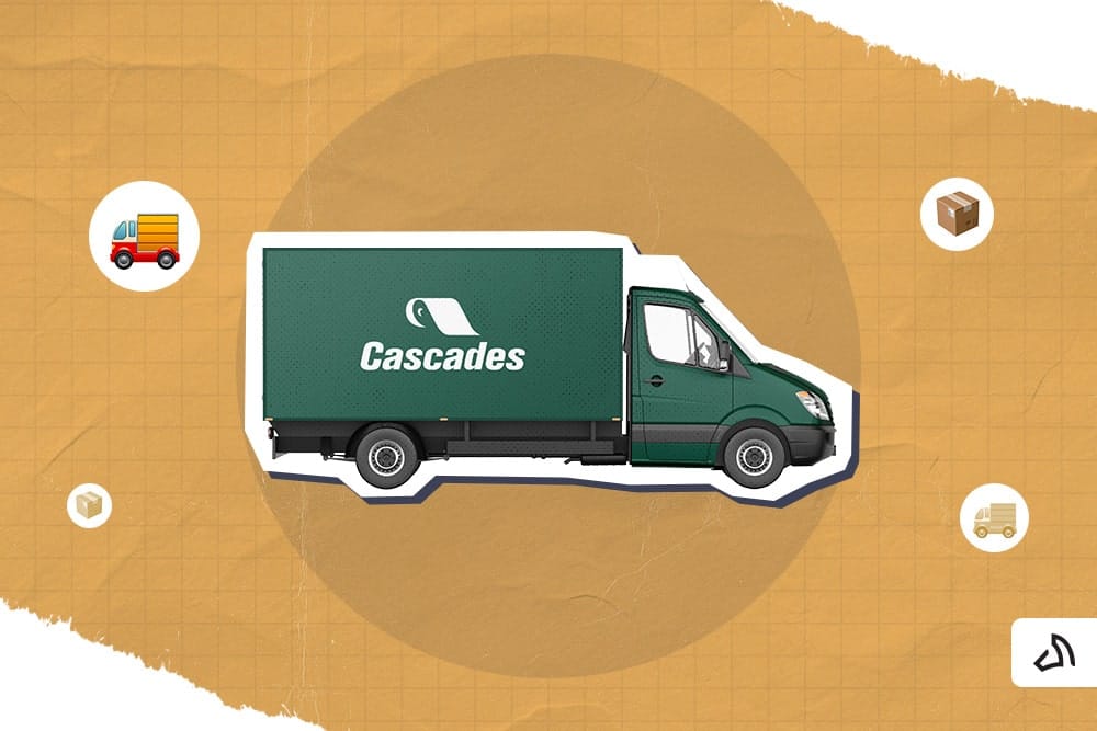 The Cascades delivery van