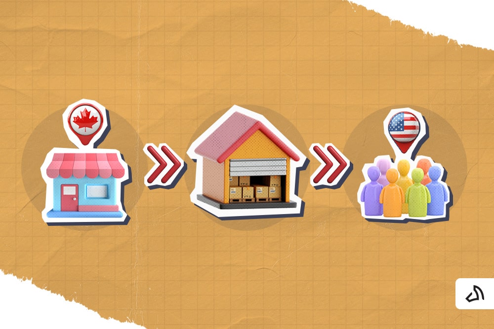 A Canadian store, a warehouse, and US citizens