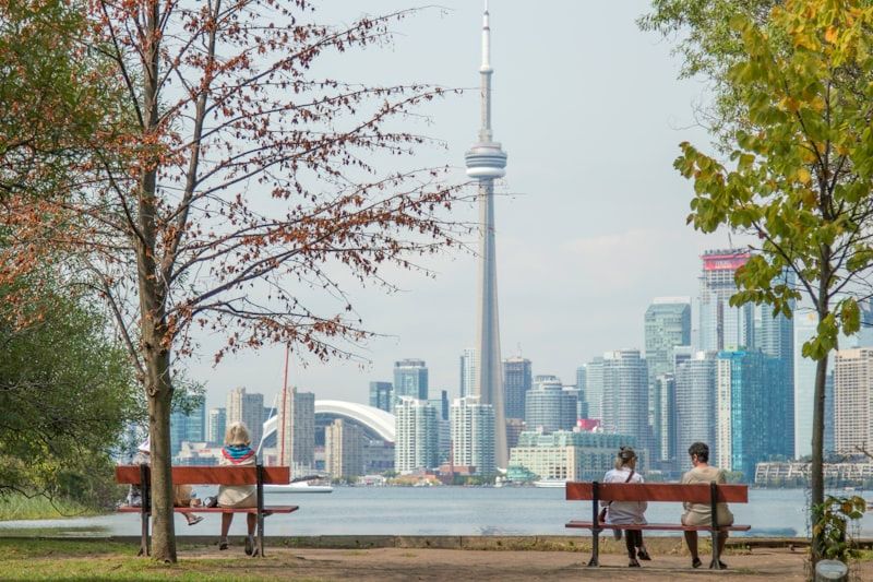 Toronto skyline with CN Tower
